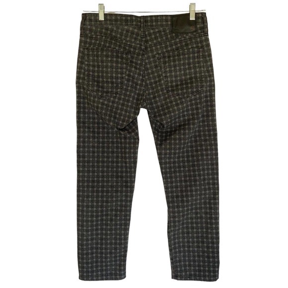 AG Adriano Goldschmied The Tellis Modern Slim Pants Men's Gray Plaid 31X26 - Picture 2 of 8